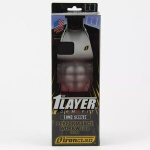 Ironclad Men's 1st Layer Form Fit Long Sleeve Work Shirt in Black, Large